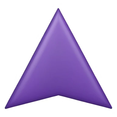Bandera triangular morada sticker