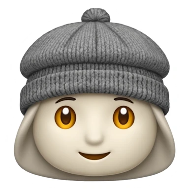 gray hat sticker