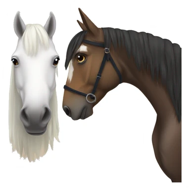 horses and ema sticker