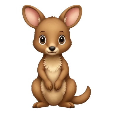 baby kangaroo sticker