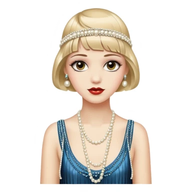 gatsby woman sticker