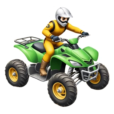 Quad bike sticker