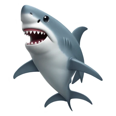 Shark with a tutu  sticker