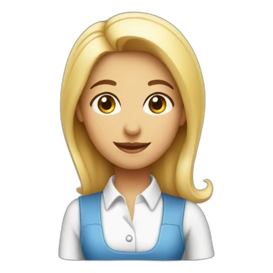 waitress delivering drink sticker