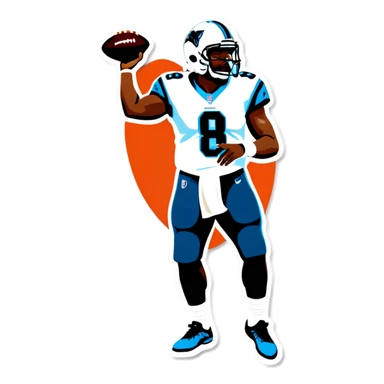 Loser nfl player sticker
