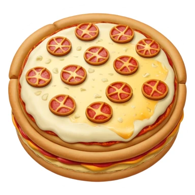 Pizza macaron sticker