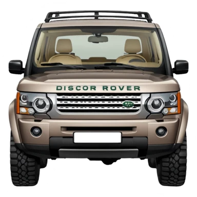 Grey-brown Land Rover Discovery sticker