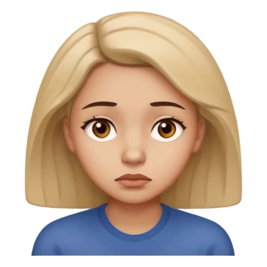 overthinking female sticker