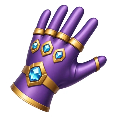 The glove of thanos sticker