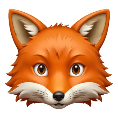 fox only face lowing solid [color] pupils, no iris sticker