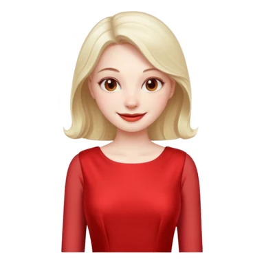 Red Dress Queen sticker