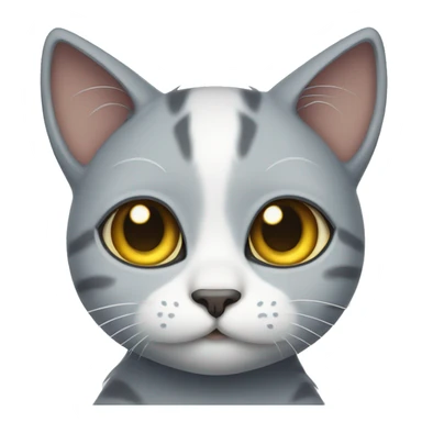 Cat with teardrop  sticker