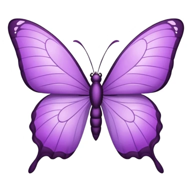 Borboleta lilás sticker