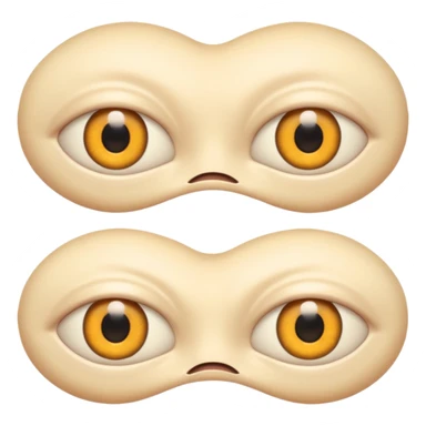 large skin surface with dozens of eyes sticker