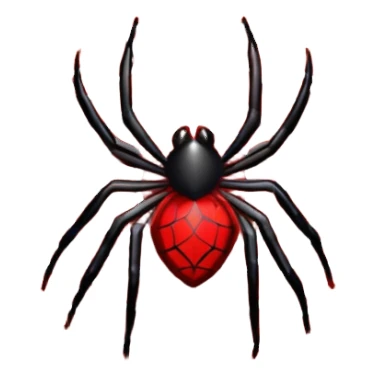 red spider web sticker