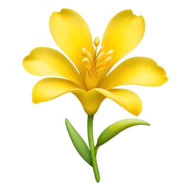 freesia flower sticker