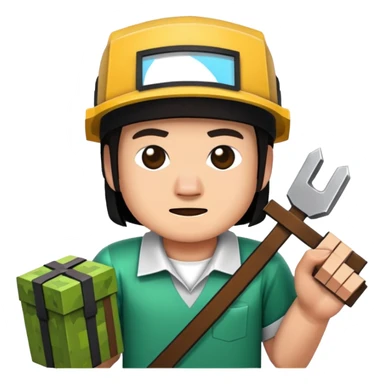 buatkan saya emoji pedang minecraft sticker