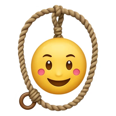 emoji holding rope smirking sticker