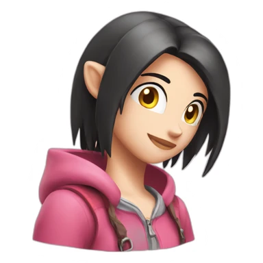 amy rose from sonic sticker