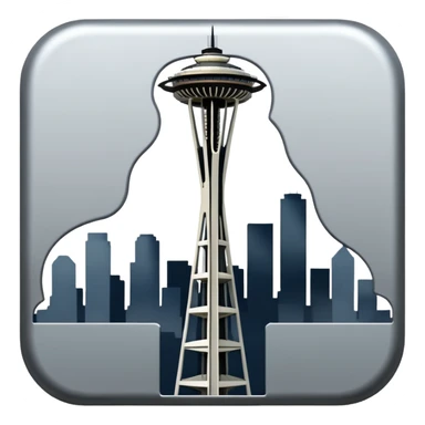 Seattle space needle sticker