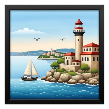 kiz kulesi istanbul sticker