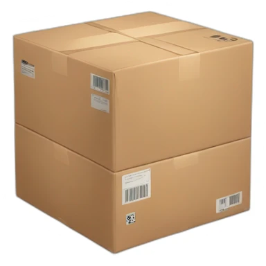 Shipping parcels sticker