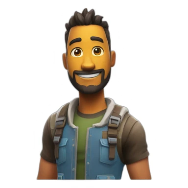 Un skin fortnite qui edite un mur sticker