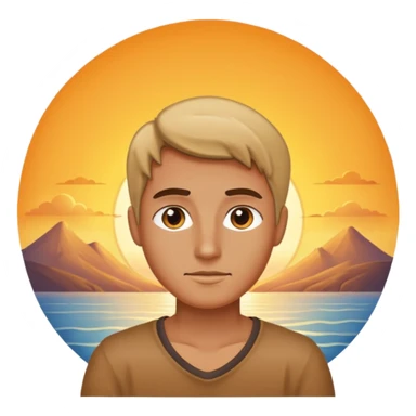 A good looking at a sunrise sticker