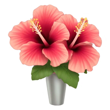 Hibiscus bouquet sticker