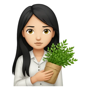 Ancient Healers with herbs  sticker