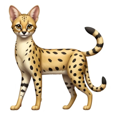Serval-Genet-hybrid sticker
