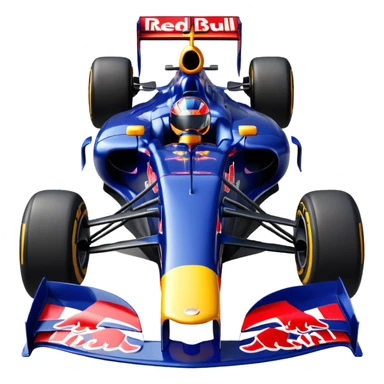 a 2010 Red Bull Formula 1 car sticker