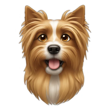 Yorshire dog and chitzu dog sticker