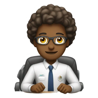 Team of hard working sticker