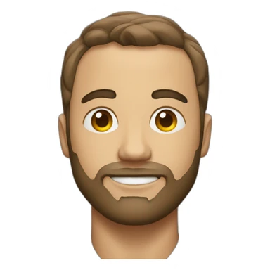 guy with grat physice and face of gigachad sticker