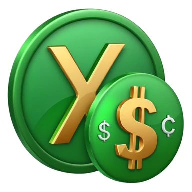 animated checkmark emoji with dollar and cent symbols sticker