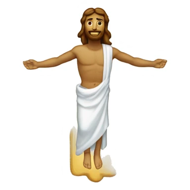 Une croix dorée et lumineuse comme jésus  sticker