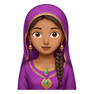 indian girl in salwar kameez sticker