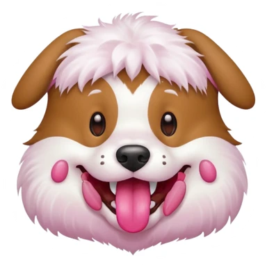 Dog laughing  sticker
