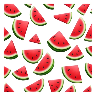 Water melon fell on  sticker