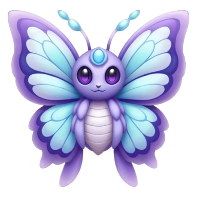 Butterfree-Lunala-Venonat-Fakémon-hybrid-creature (full body)  sticker