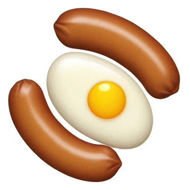 Sausage with eggs sticker