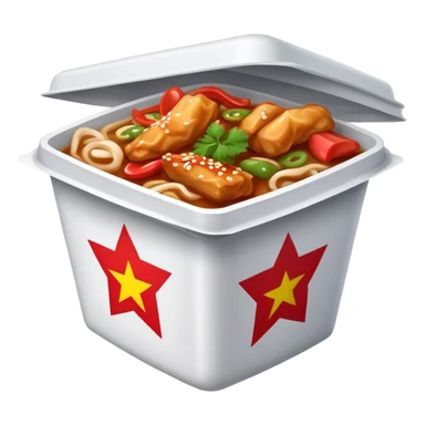 Chinese food take out sticker