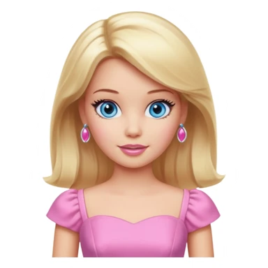 barbie girl sticker