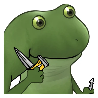 Long sharp metal nail with a flat nail head sticker