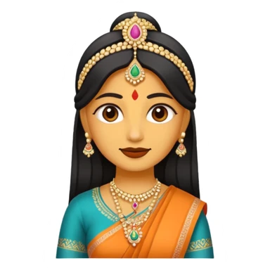 India woman sticker