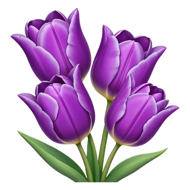 Light purple tulips sticker