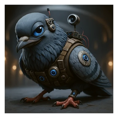 Edit the character in the reference image to have a mischievous expression, keeping the original style, outfit, and colors exactly as in the reference image. sticker