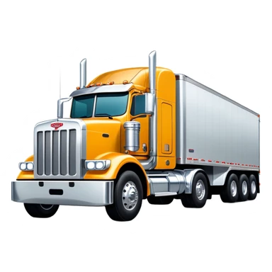 Peterbilt 18 wheeler trailer  sticker