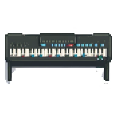 piano keyboard sticker